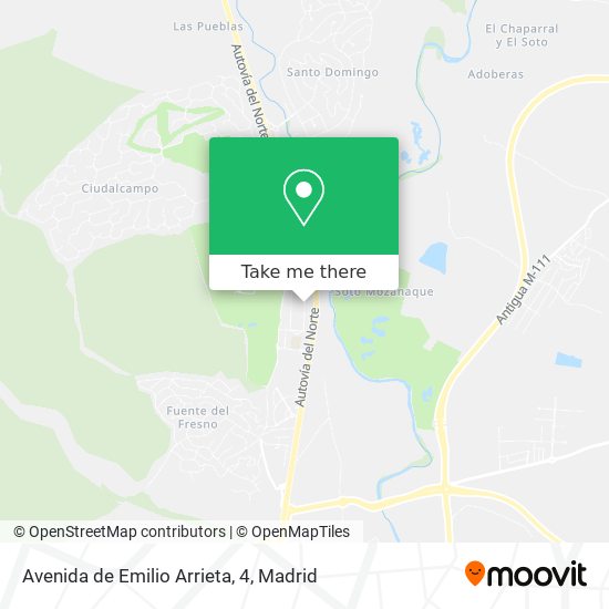 Avenida de Emilio Arrieta, 4 map