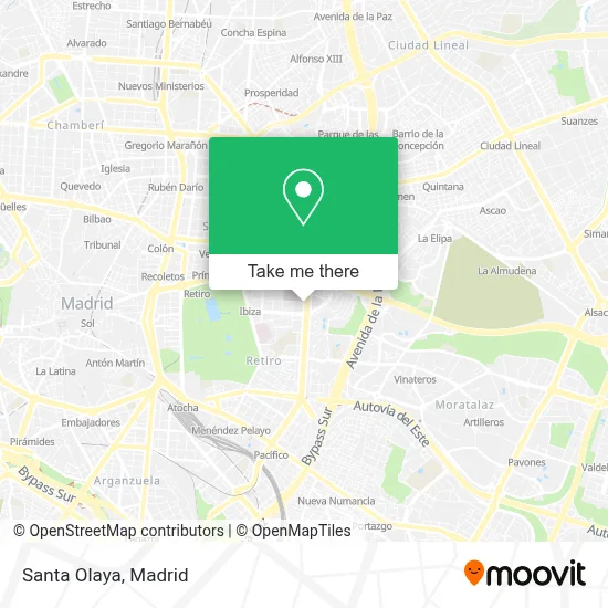 Santa Olaya map