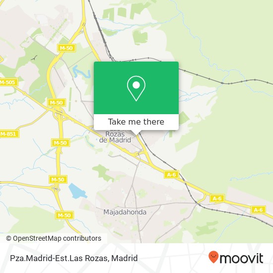 Pza.Madrid-Est.Las Rozas map