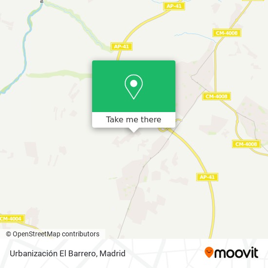 Urbanización El Barrero map