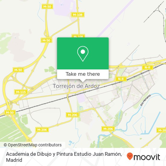 Academia de Dibujo y Pintura Estudio Juan Ramón map