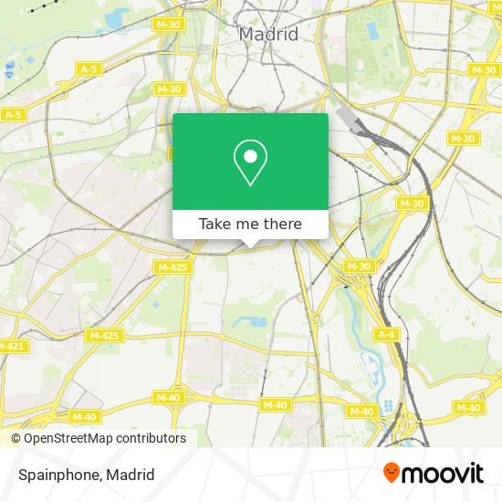 Spainphone map