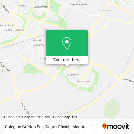 Colegios Gredos San Diego (Oficial) map