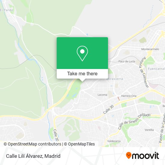 Calle Lilí Álvarez map