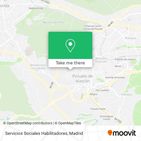Servicios Sociales Habilitadores map