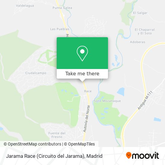 mapa Jarama Race (Circuito del Jarama)