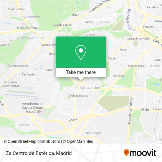 Zs Centro de Estética map