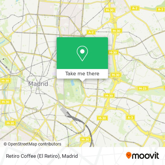 Retiro Coffee (El Retiro) map