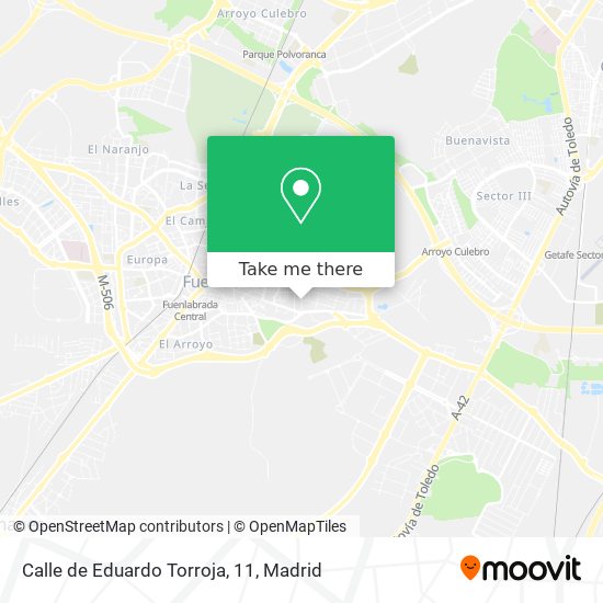 mapa Calle de Eduardo Torroja, 11