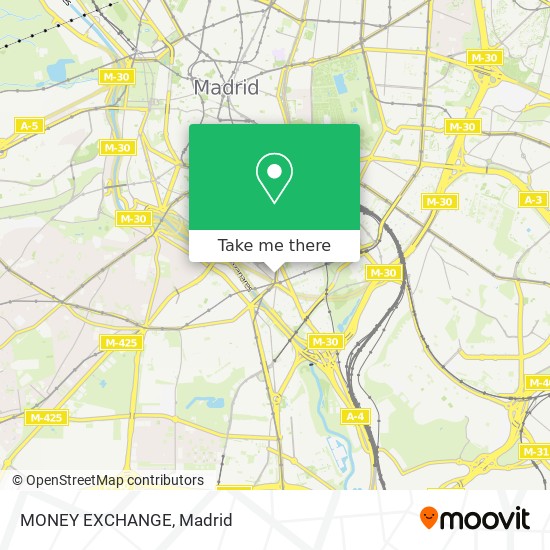 mapa MONEY EXCHANGE