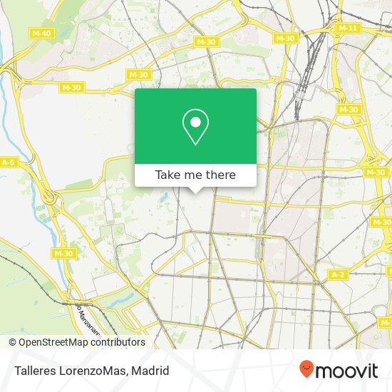 Talleres LorenzoMas map