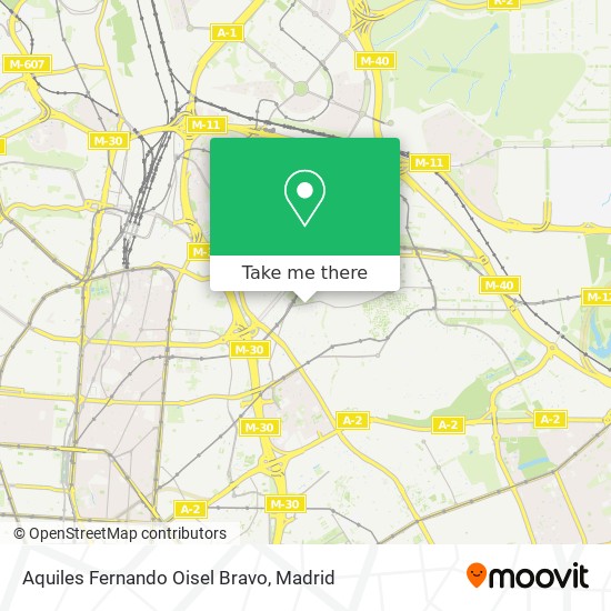 Aquiles Fernando Oisel Bravo map