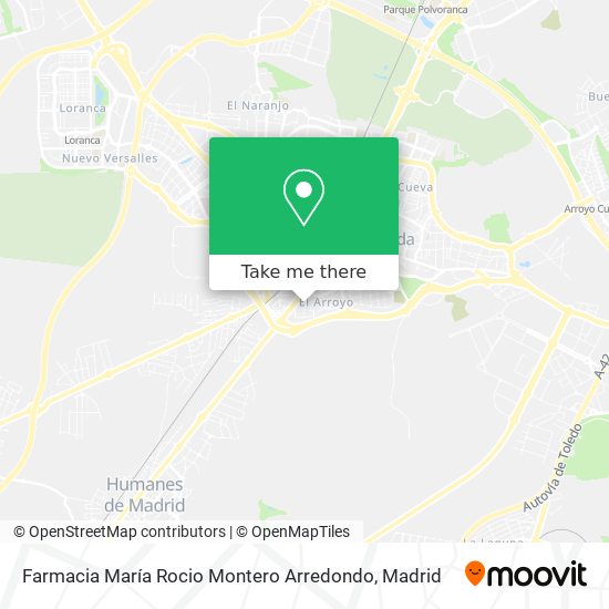 Farmacia María Rocio Montero Arredondo map
