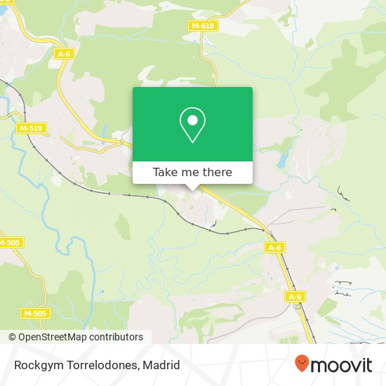 Rockgym Torrelodones map