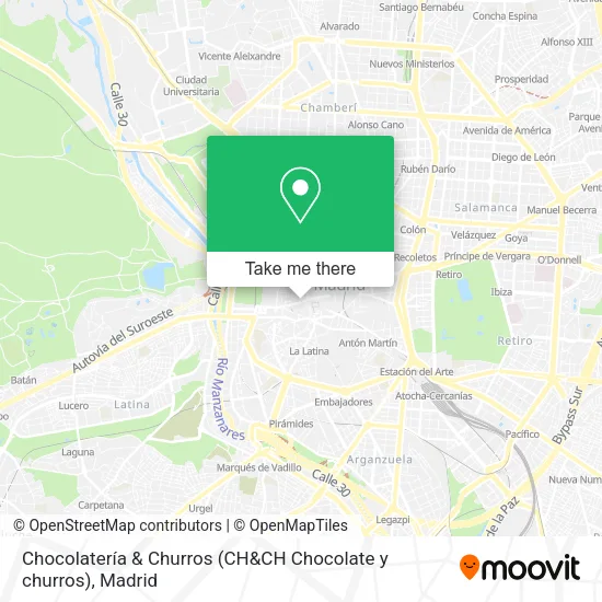 Chocolatería & Churros (CH&CH Chocolate y churros) map
