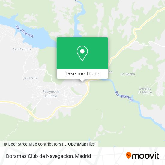 Doramas Club de Navegacion map