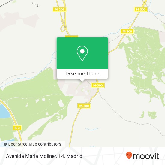 Avenida Maria Moliner, 14 map
