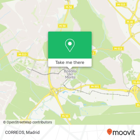 CORREOS map