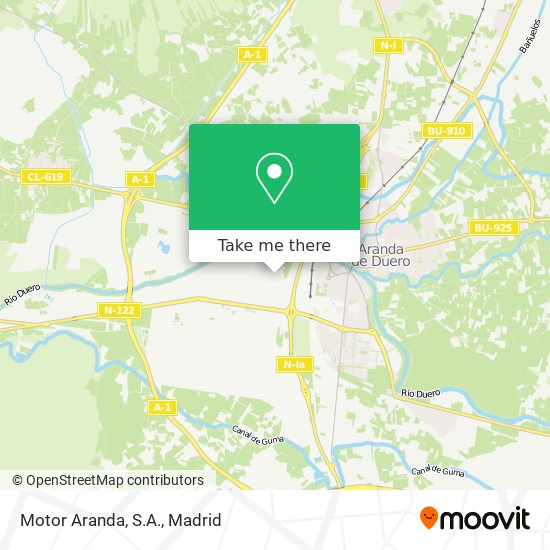 Motor Aranda, S.A. map