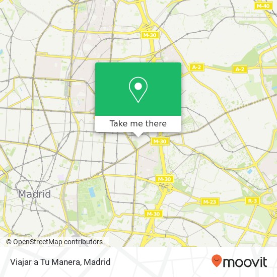 Viajar a Tu Manera map