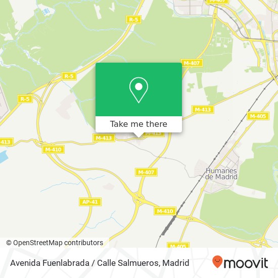 Avenida Fuenlabrada / Calle Salmueros map