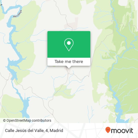 mapa Calle Jesús del Valle, 4