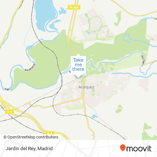 mapa Jardin del Rey