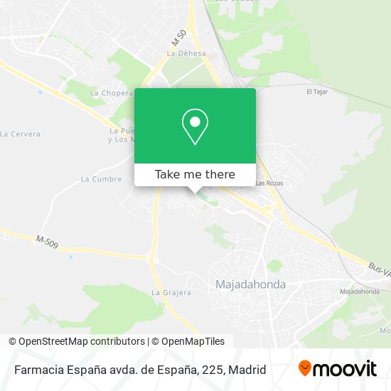 Farmacia España avda. de España, 225 map