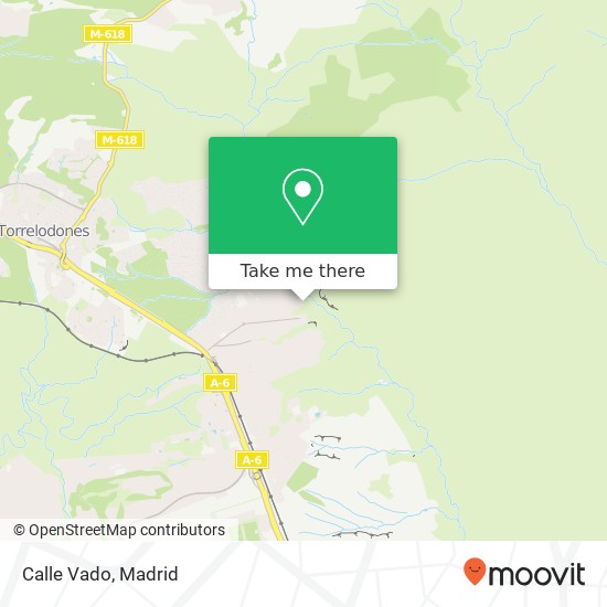 Calle Vado map