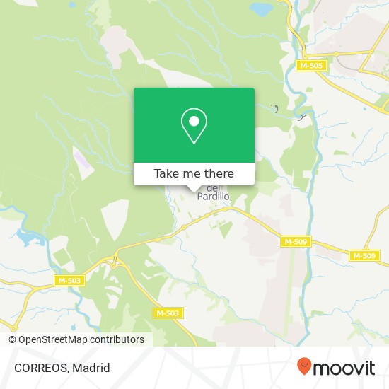 CORREOS map