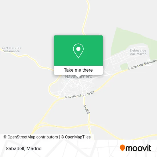 Sabadell map