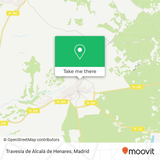 Travesía de Alcalá de Henares map