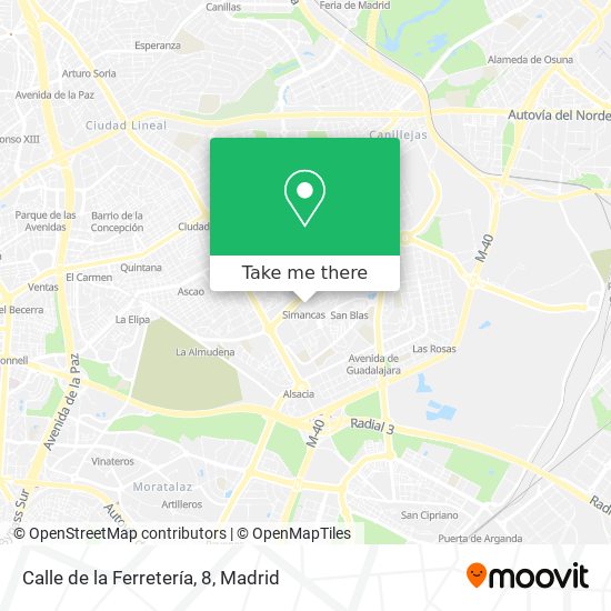 Calle de la Ferretería, 8 map