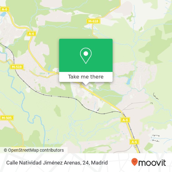 Calle Natividad Jiménez Arenas, 24 map