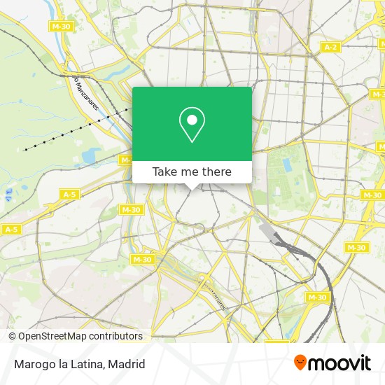 Marogo la Latina map