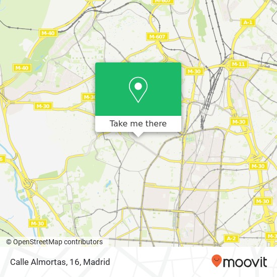 mapa Calle Almortas, 16