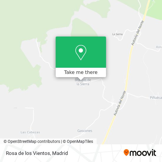 Rosa de los Vientos map