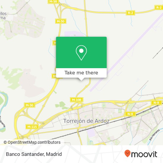 Banco Santander map