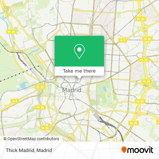 Thick Madrid map