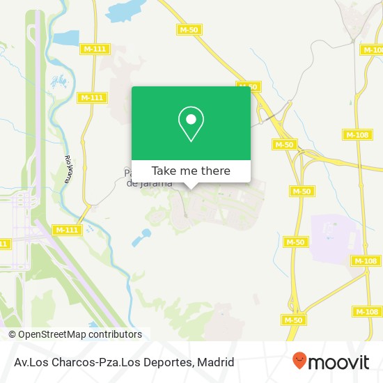 Av.Los Charcos-Pza.Los Deportes map