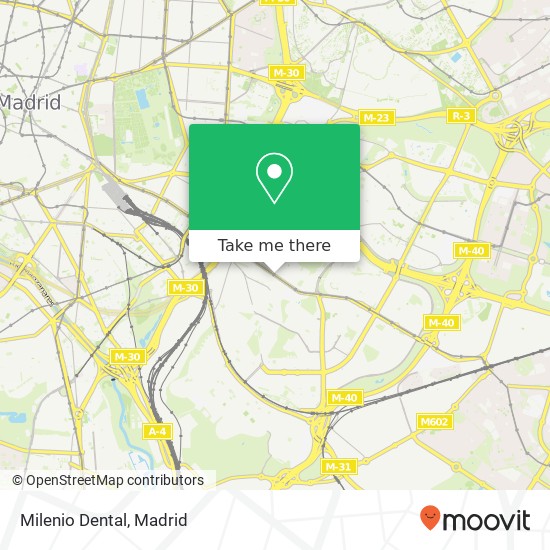 Milenio Dental map