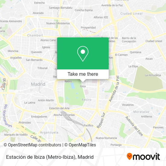 Estación de Ibiza (Metro-Ibiza) map