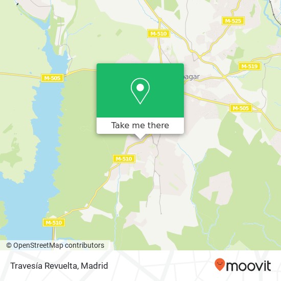 Travesía Revuelta map