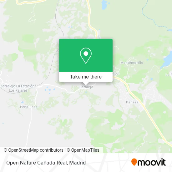 Open Nature Cañada Real map