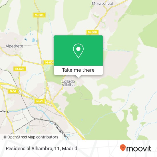 Residencial Alhambra, 11 map