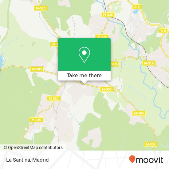 mapa La Santina