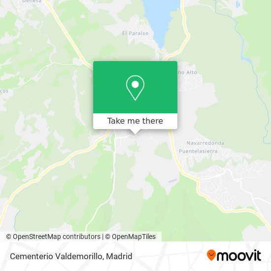 mapa Cementerio Valdemorillo