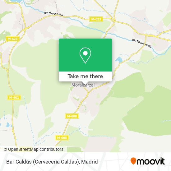 mapa Bar Caldás (Cervecería Caldas)