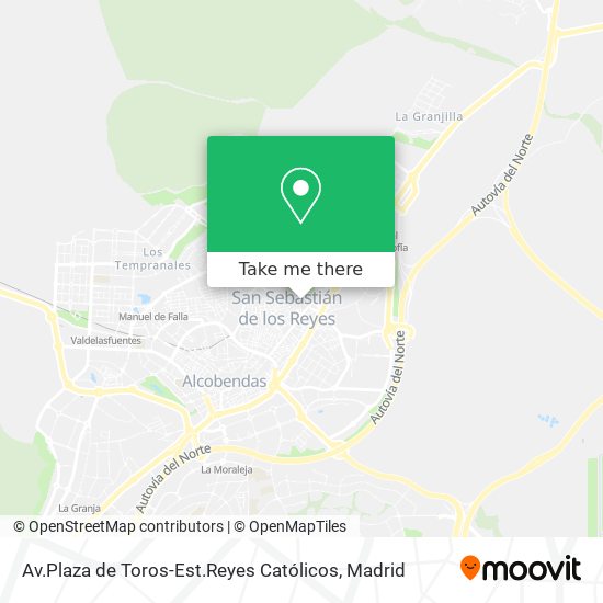 Av.Plaza de Toros-Est.Reyes Católicos map