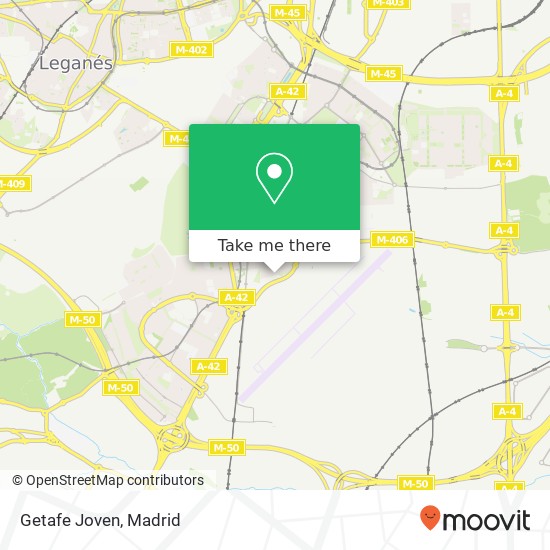 Getafe Joven map